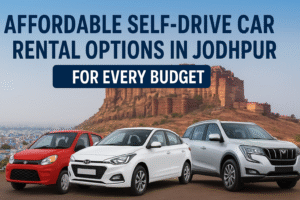 Affordable self-drive car rental in Jodhpur by Caraxia Self Drive Car for local and outstation trips