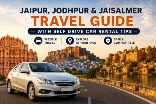 Self Drive Car Rental Tips for traveling across Jaipur, Jodhpur and Jaisalmer