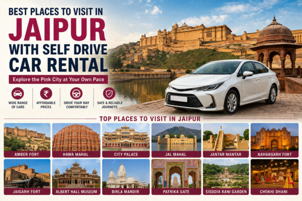 Best Places to Visit in Jaipur with Self Drive Car Rental Jaipur